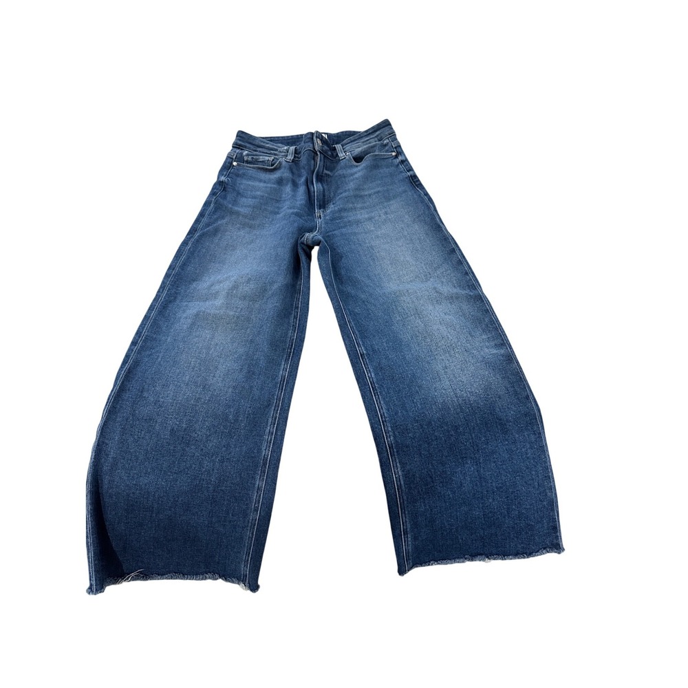 PAIGE Anessa High Rise Wide Leg Jeans Westminster Wash Size 29 - Picture 3 of 12